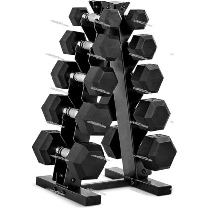 Dumbbell Set with Rack | Adjustable Weights | Home Gym Fitness | 210 lbs Total